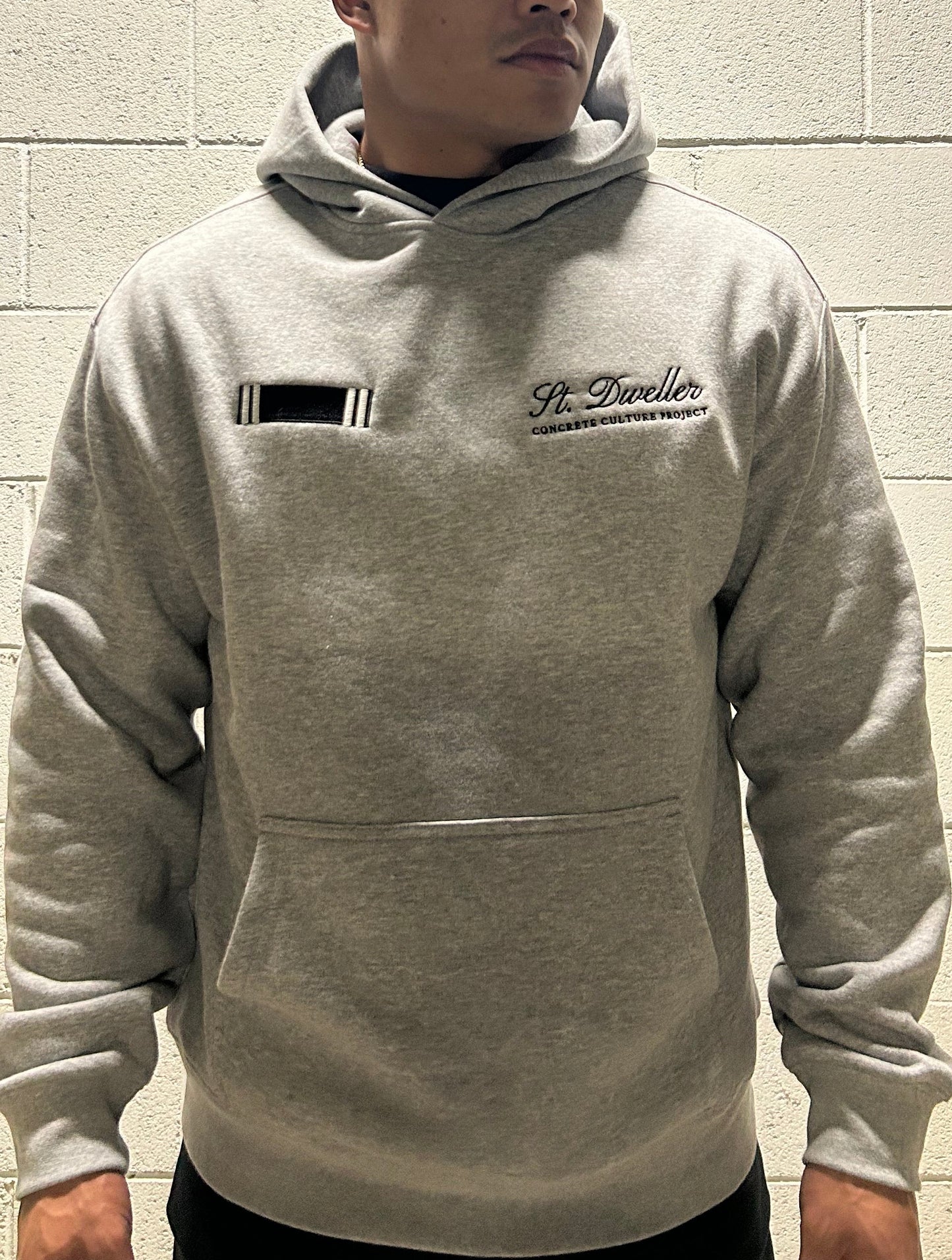 DC (Double Crest) Hoodie (heather gray) - Embroidered Edition