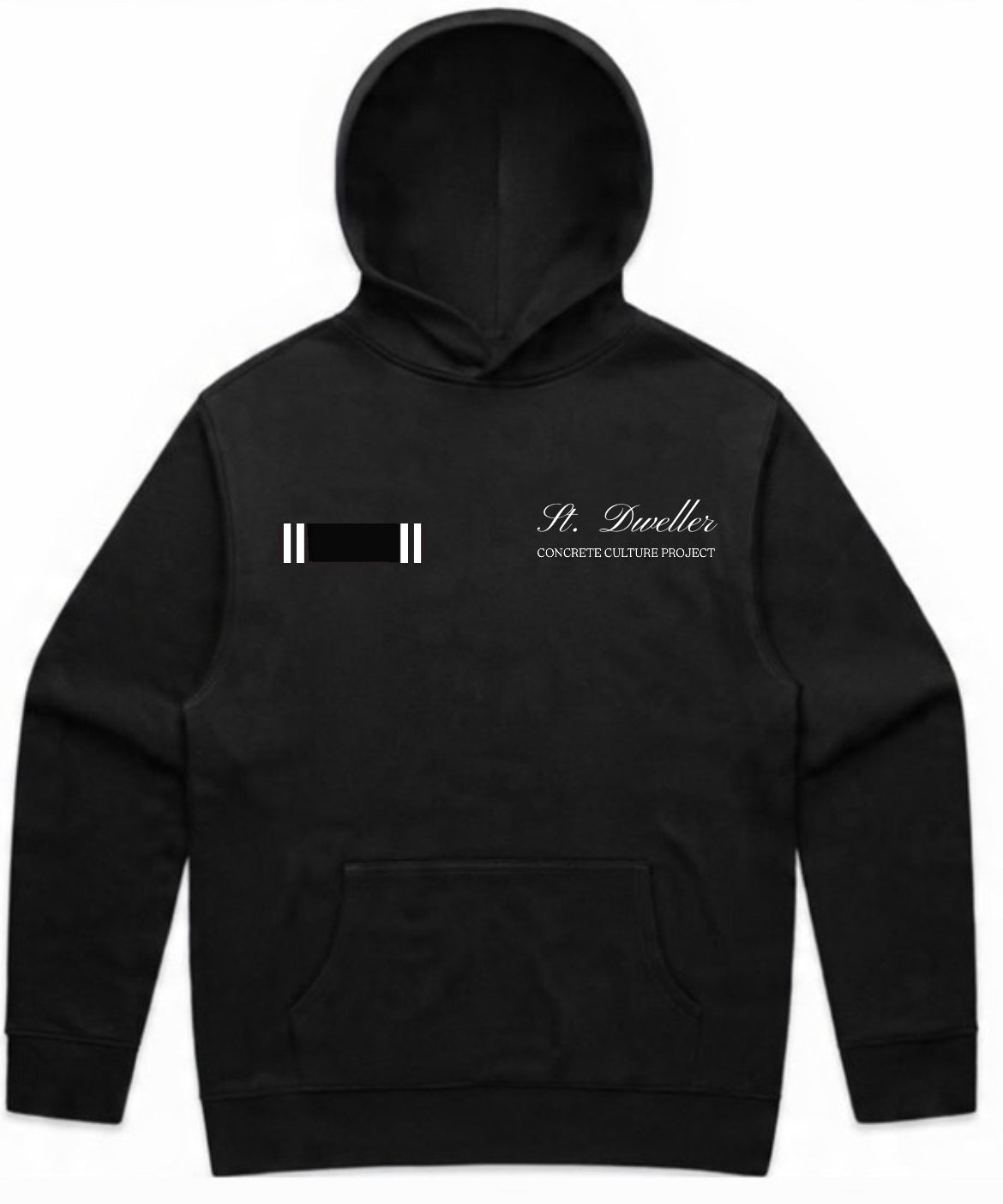 DC (Double Crest) Hoodie - Black (Embroidered Edition)